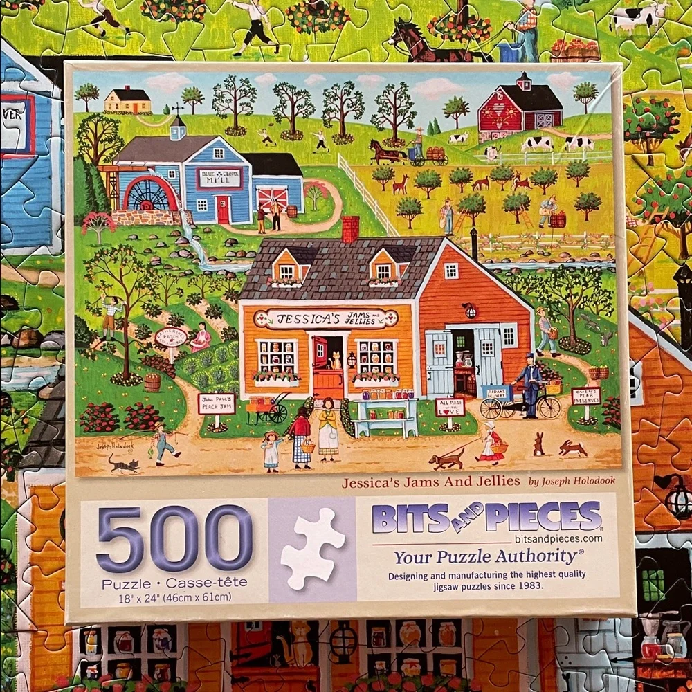 Bits and Pieces Jessica’s Jams and Jellies Jigsaw Puzzle - 500 Pieces - Picture 1 of 12